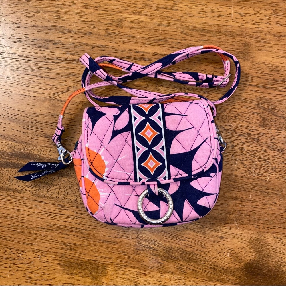 Vera Bradley Pink loves me little hip shoulder bag